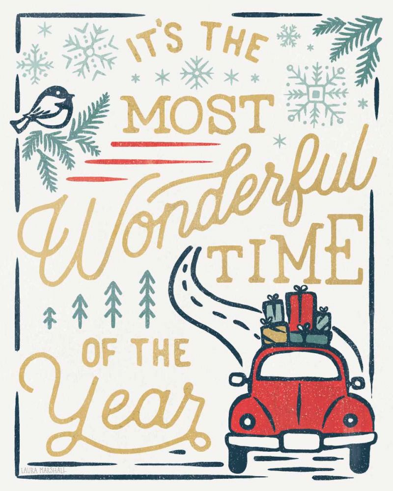 Christmas Adventures V art print by Laura Marshall for $57.95 CAD