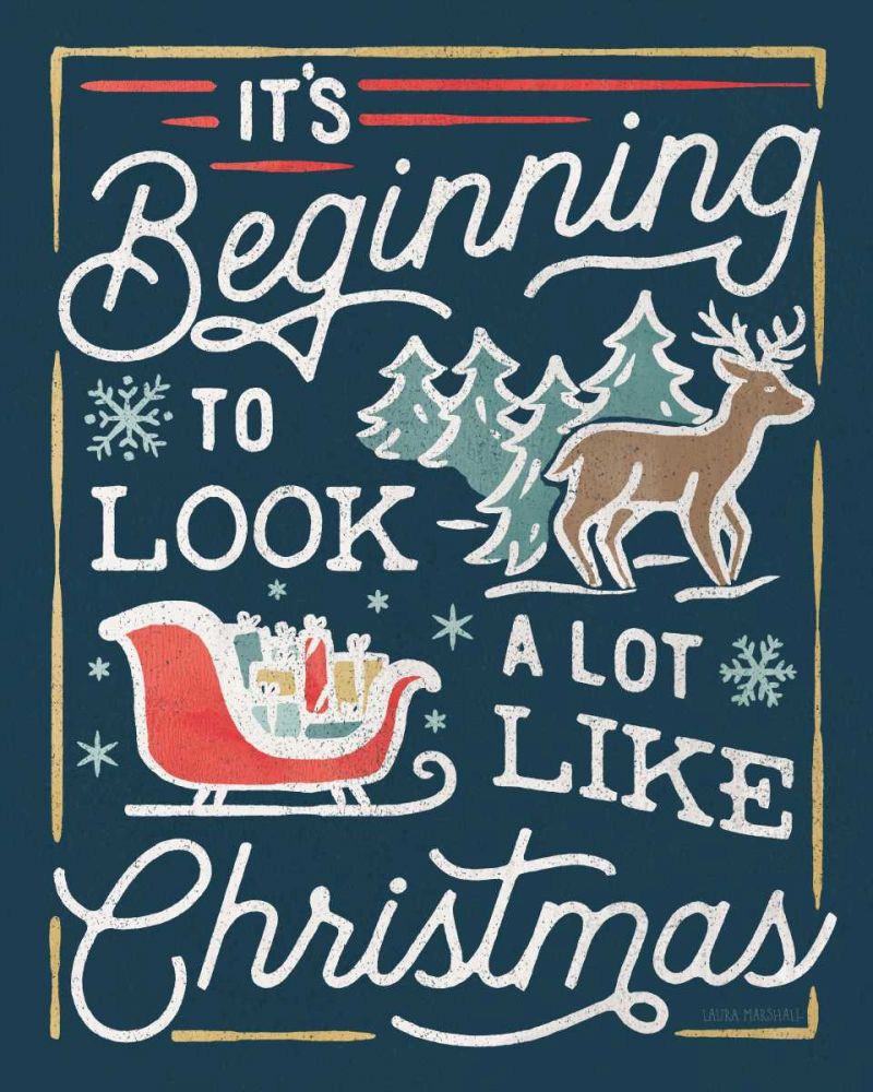 Christmas Adventures VII Dark art print by Laura Marshall for $57.95 CAD