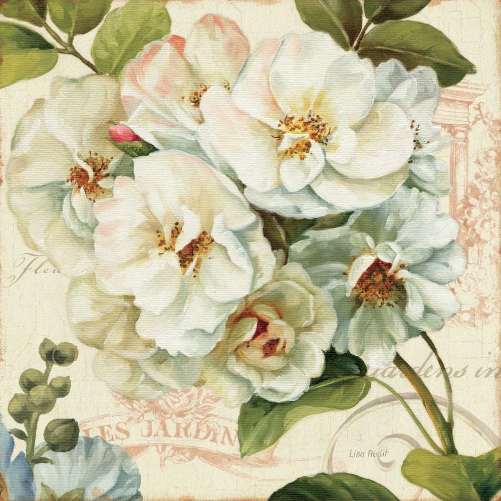 Les Jardin III art print by Lisa Audit for $57.95 CAD