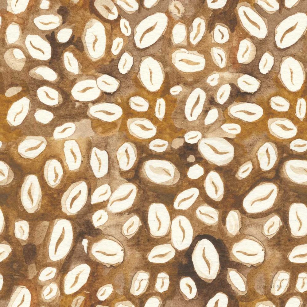 Wake Me Up Coffee Pattern VII art print by Danhui Nai for $57.95 CAD