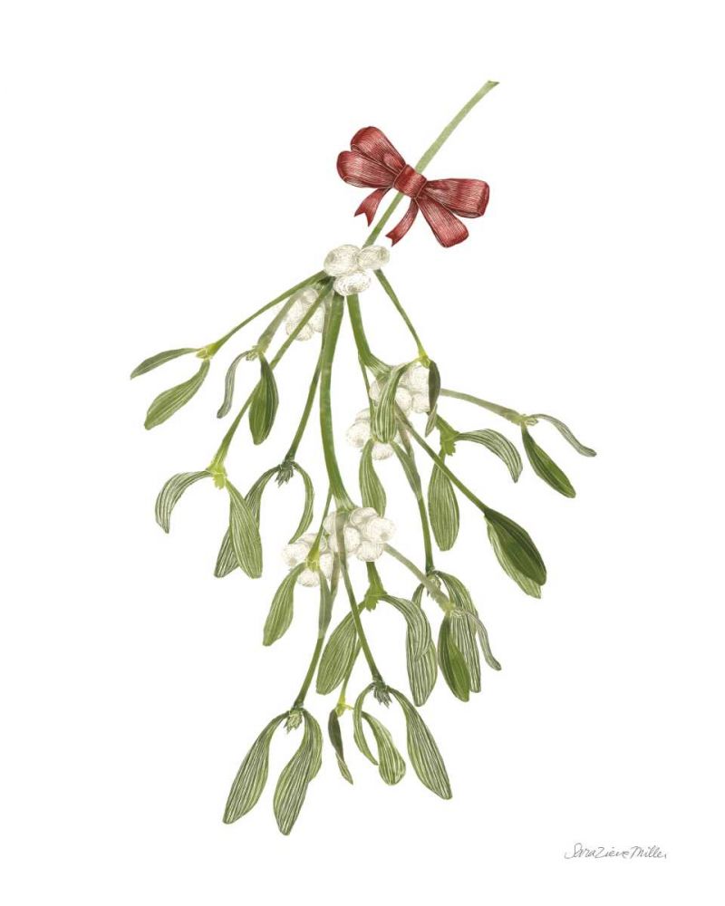 Peace and Joy Mistletoe art print by Sara Zieve Miller for $57.95 CAD