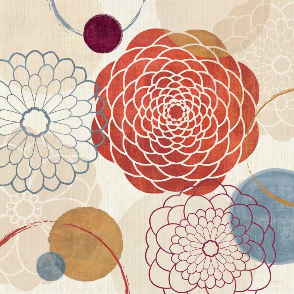 Abstract Bouquet I art print by Veronique Charron for $57.95 CAD