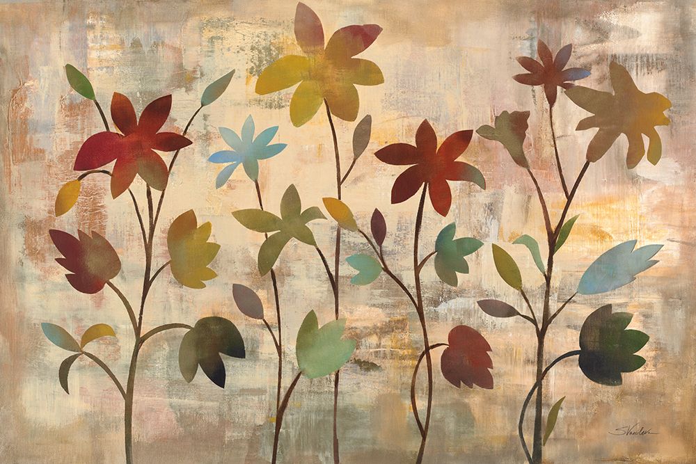 Rainbow Garden art print by Silvia Vassileva for $57.95 CAD