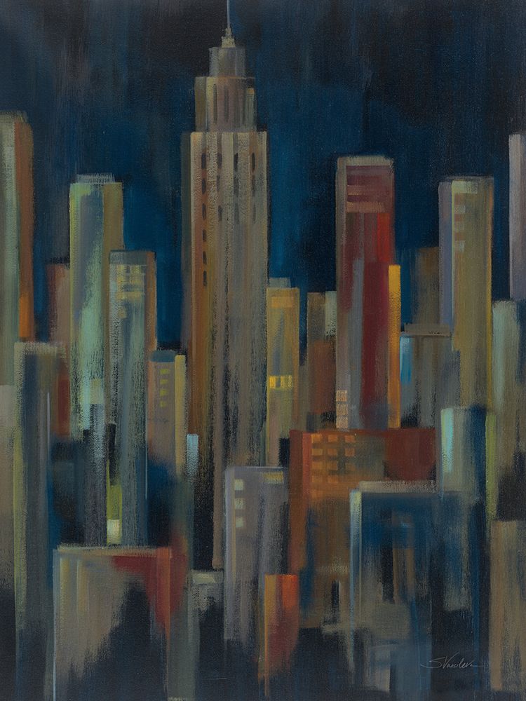 New York Nights II art print by Silvia Vassileva for $57.95 CAD