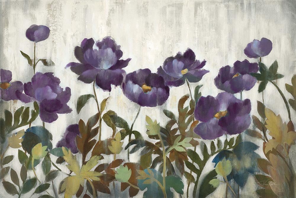 Silver and Sapphire in Plum art print by Silvia Vassileva for $57.95 CAD