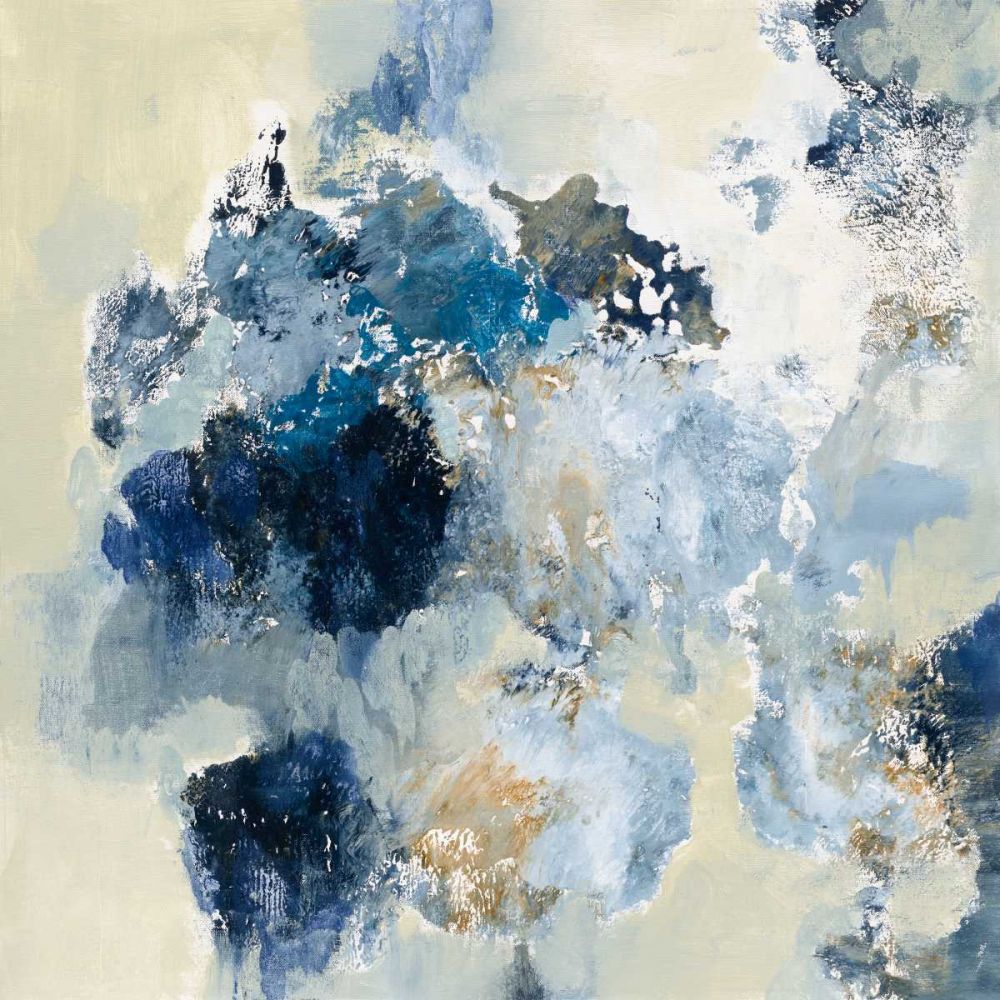 Indigo Monotype art print by Silvia Vassileva for $57.95 CAD