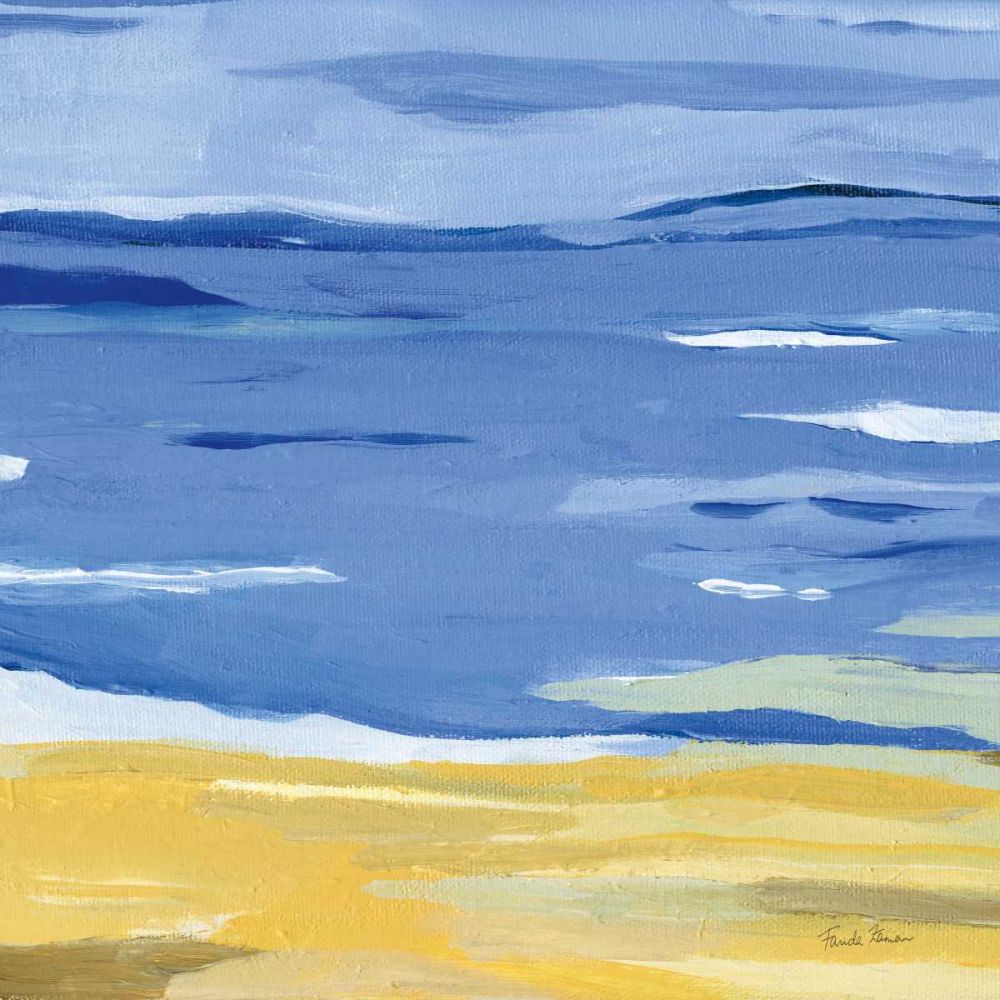 Coastal Abstract art print by Farida Zaman for $57.95 CAD