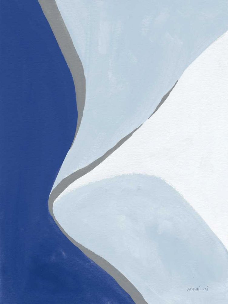 Retro Abstract III Blue art print by Danhui Nai for $57.95 CAD