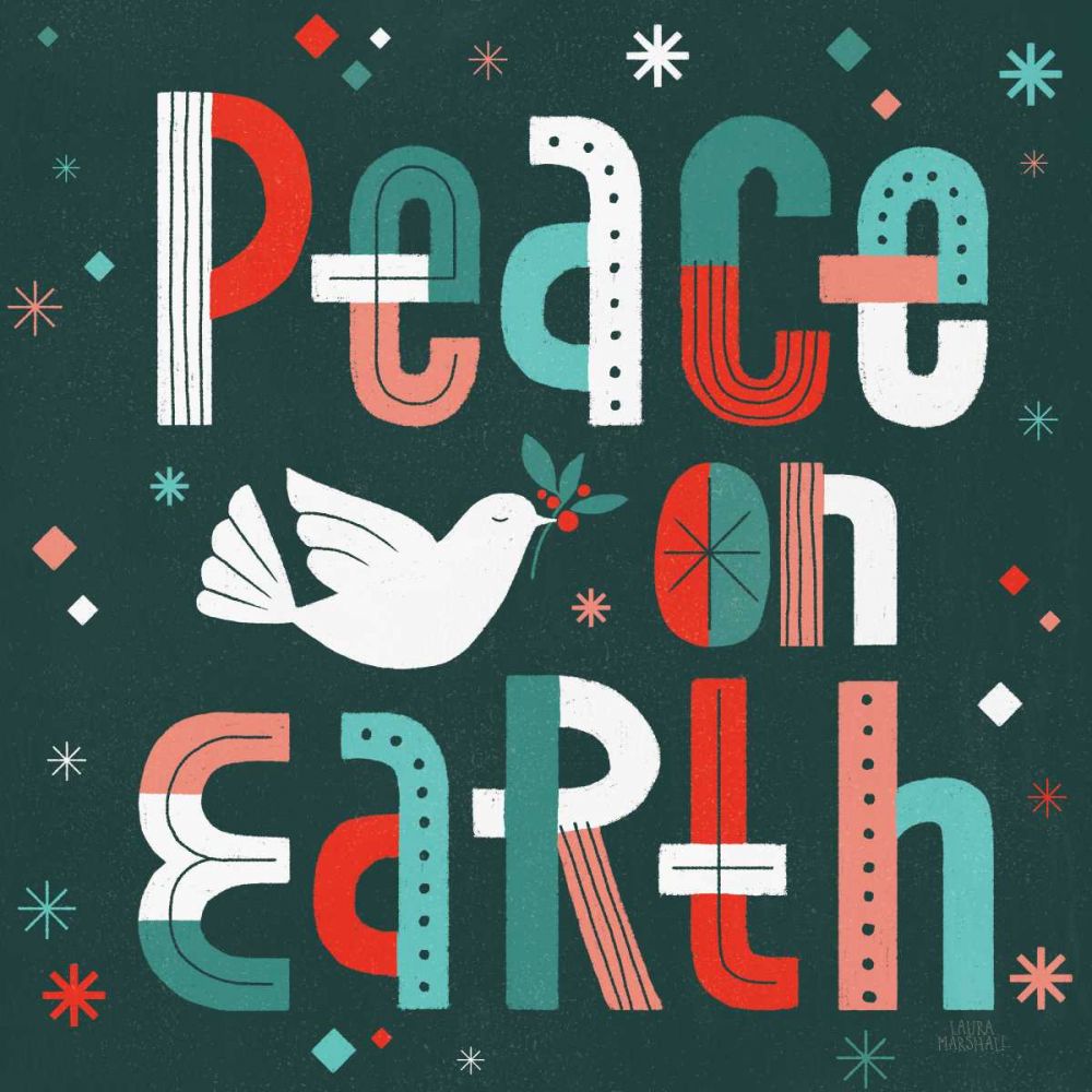 Retro Holiday III art print by Laura Marshall for $57.95 CAD