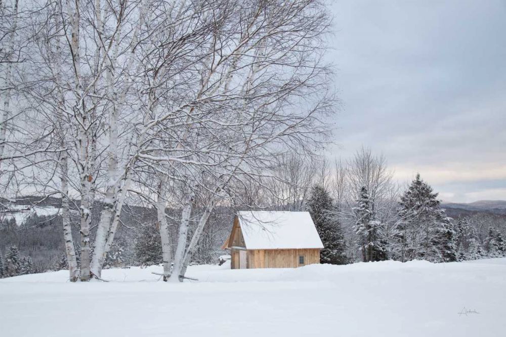 Barn with a View art print by Aledanda for $57.95 CAD