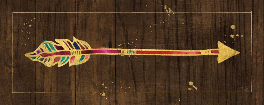 Beautiful Arrows III on Wood No Words art print by Pela Studio for $57.95 CAD