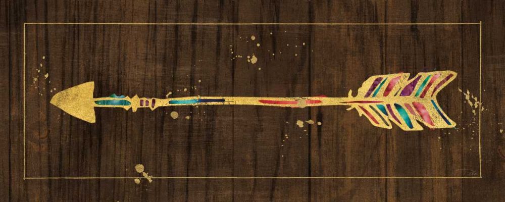 Beautiful Arrows IV on Wood No Words art print by Pela Studio for $57.95 CAD