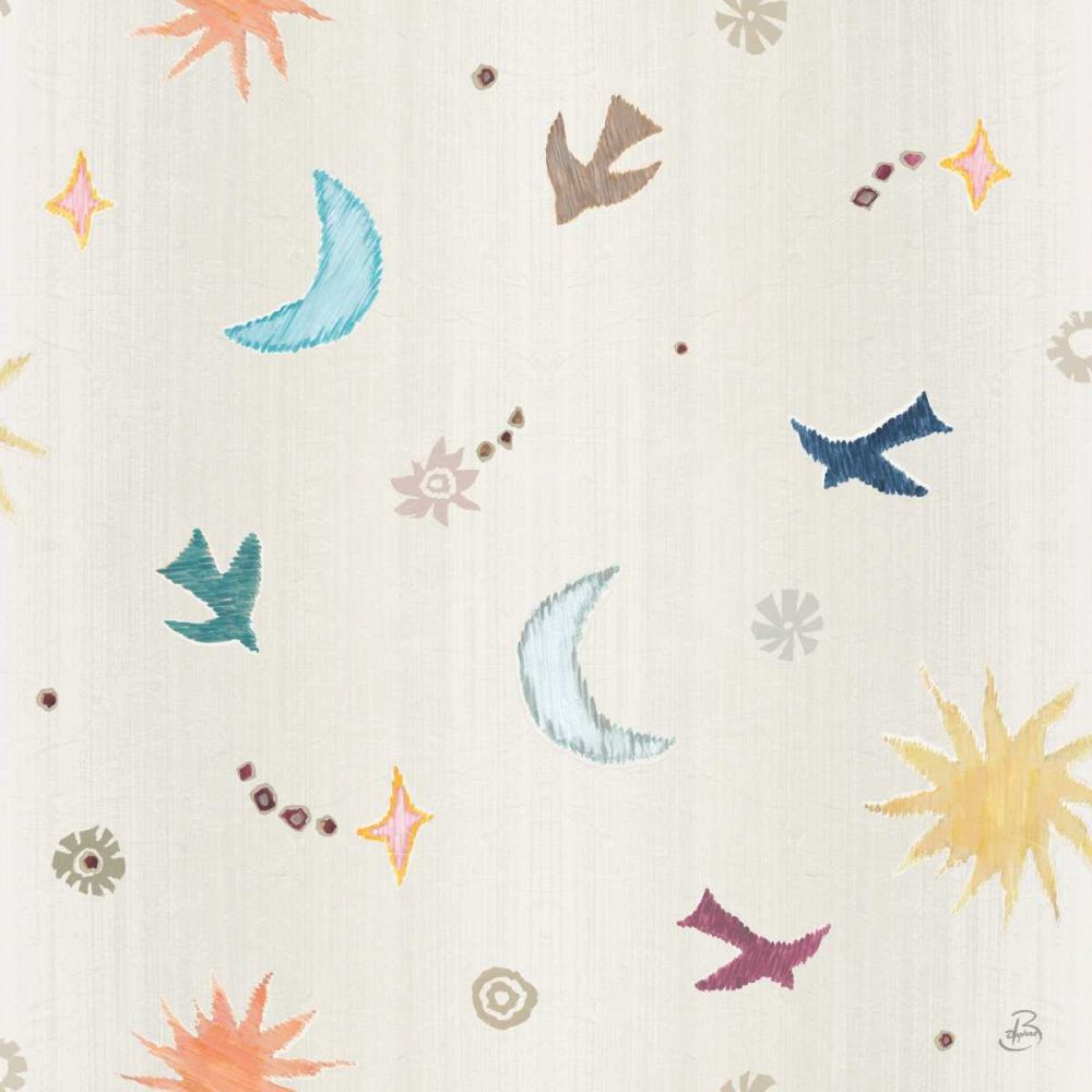My Bohemian Life Pattern III art print by Daphne Brissonnet for $57.95 CAD