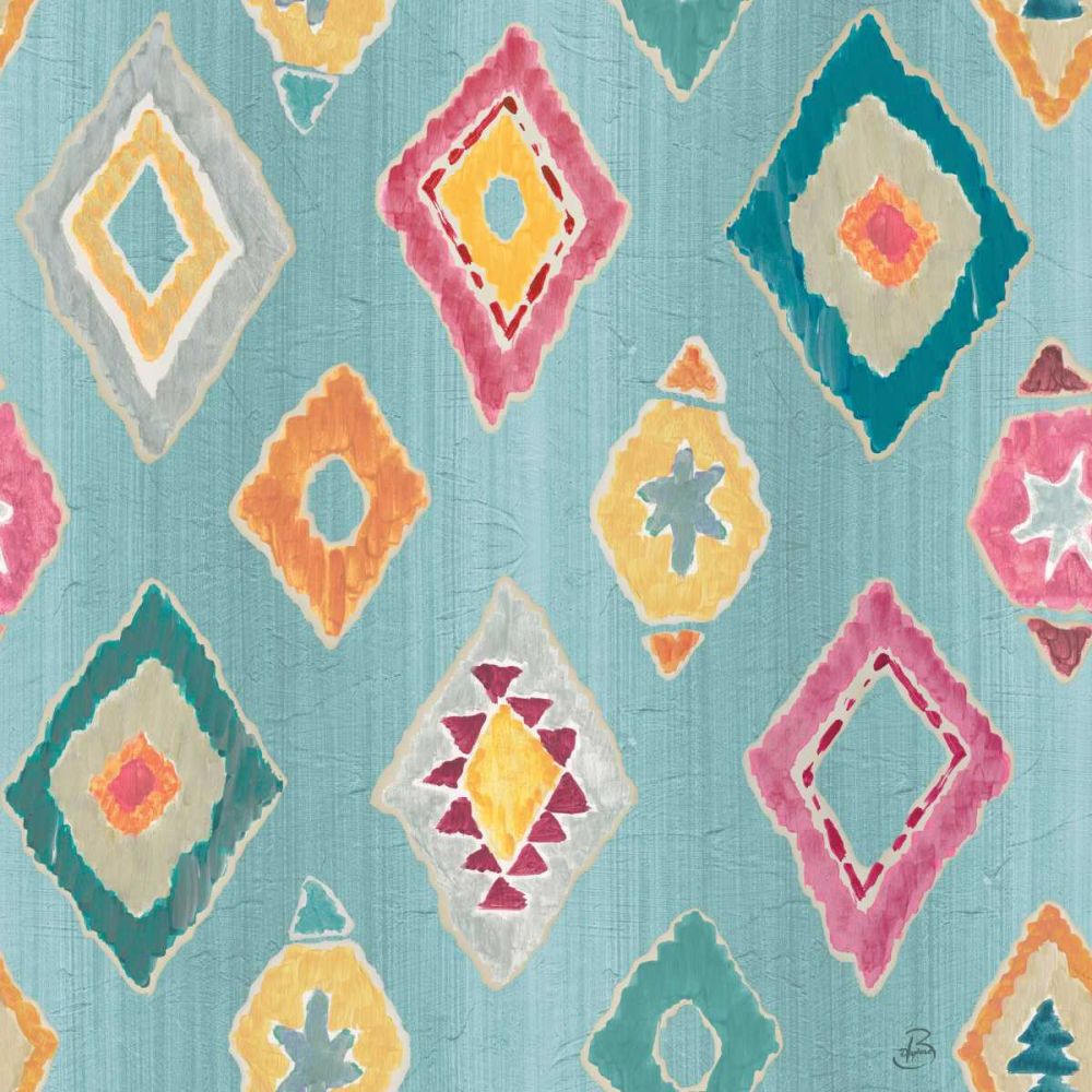 My Bohemian Life Pattern IVB art print by Daphne Brissonnet for $57.95 CAD