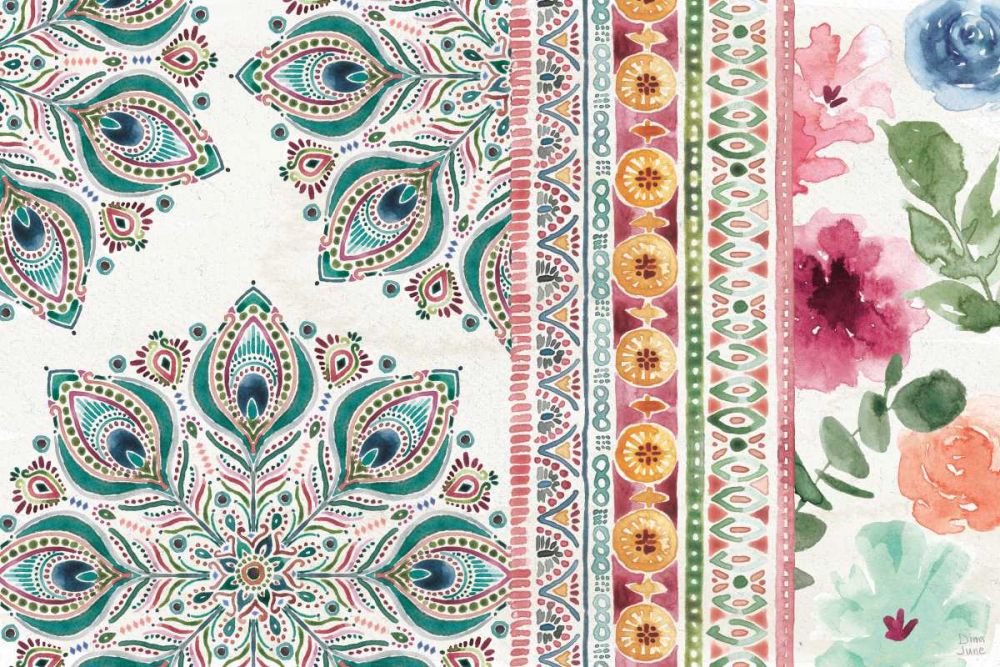 Bohemian Vibes I art print by Dina June for $57.95 CAD