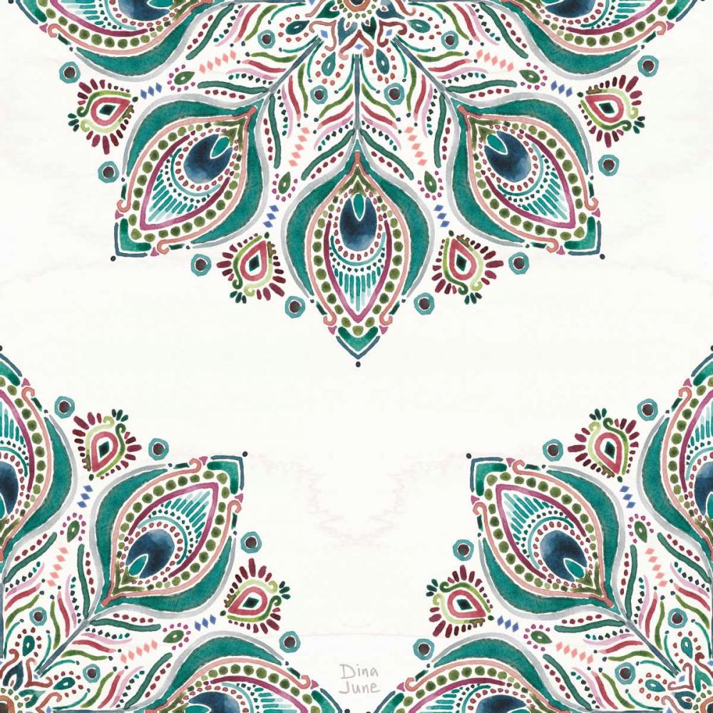 Bohemian Vibes Pattern VIIA art print by Dina June for $57.95 CAD