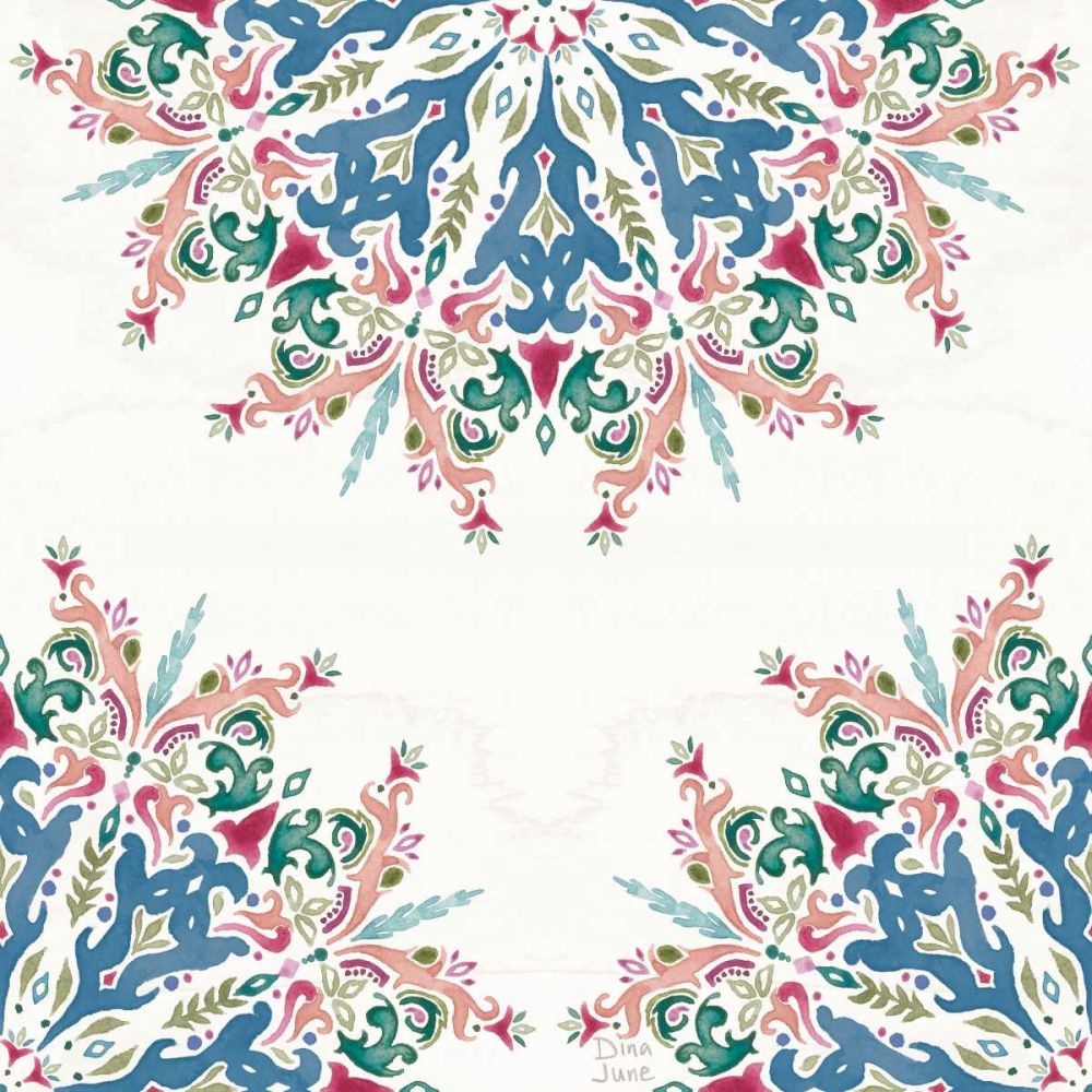 Bohemian Vibes Pattern VIIIA art print by Dina June for $57.95 CAD