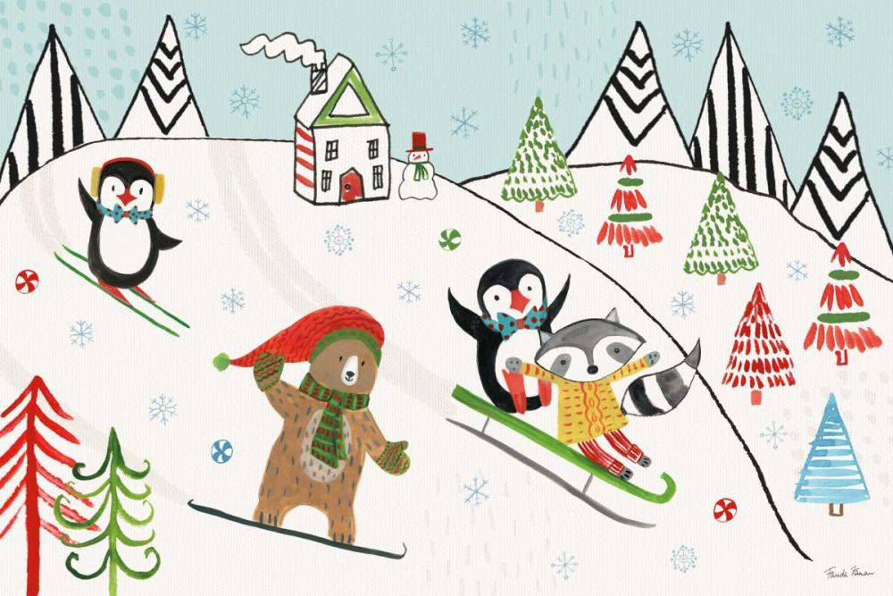 Neighborhood Holiday I art print by Farida Zaman for $57.95 CAD