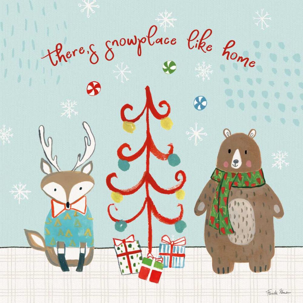 Neighborhood Holiday III art print by Farida Zaman for $57.95 CAD