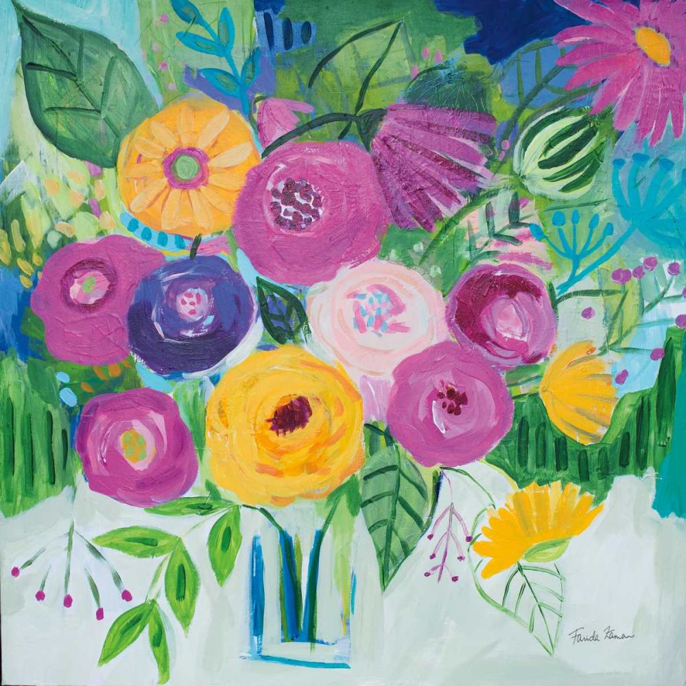 Bold Florals art print by Farida Zaman for $57.95 CAD
