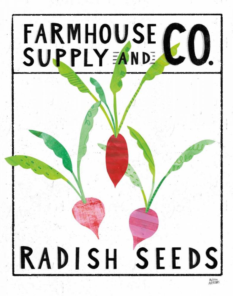 Kitchen Garden Seed Packet I art print by Melissa Averinos for $57.95 CAD