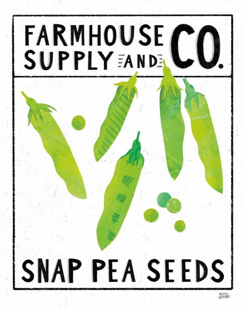 Kitchen Garden Seed Packet II art print by Melissa Averinos for $57.95 CAD