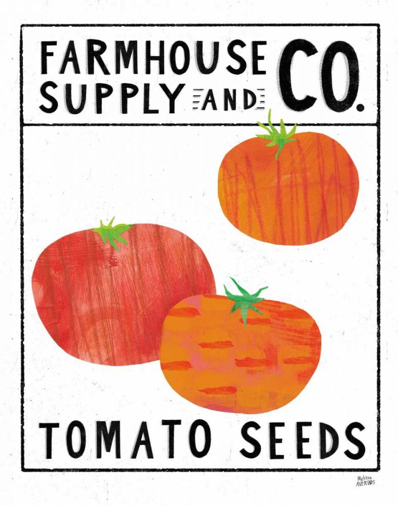 Kitchen Garden Seed Packet III art print by Melissa Averinos for $57.95 CAD
