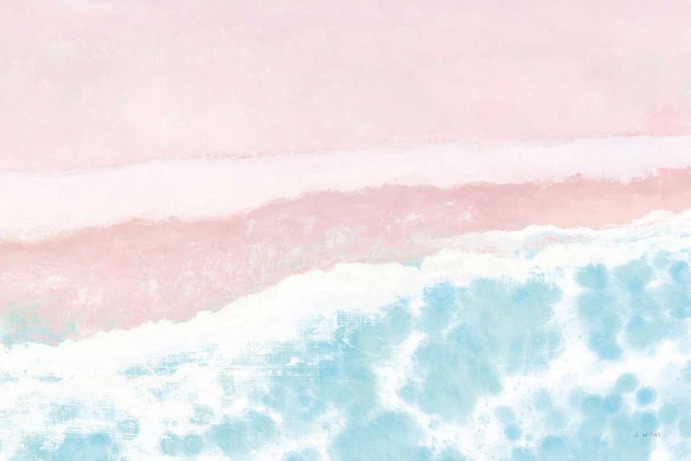 Sky Seaview I No Umbrellas Pink art print by James Wiens for $57.95 CAD