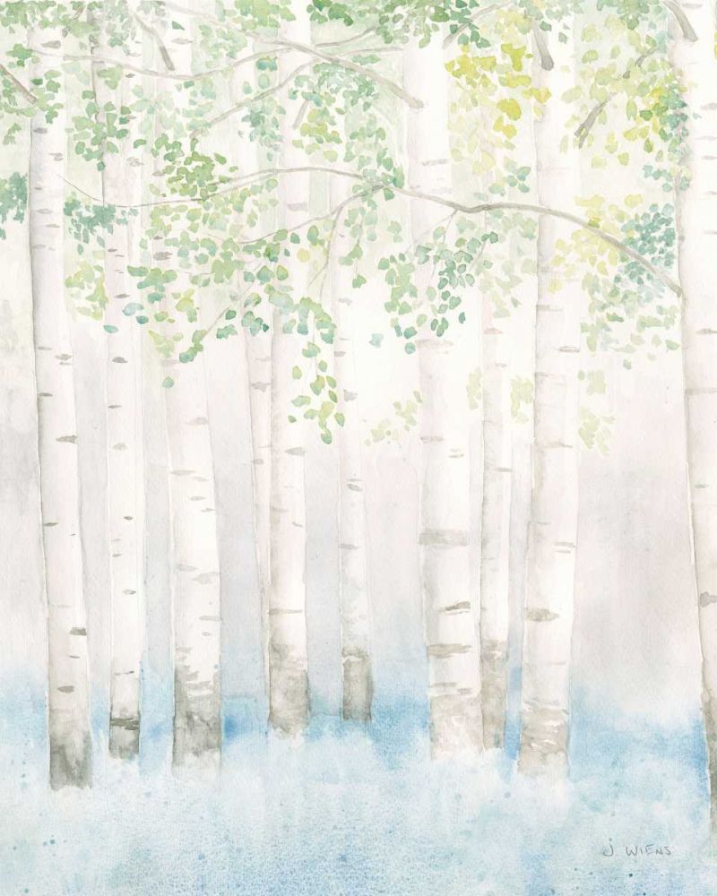 Soft Birches II art print by James Wiens for $57.95 CAD