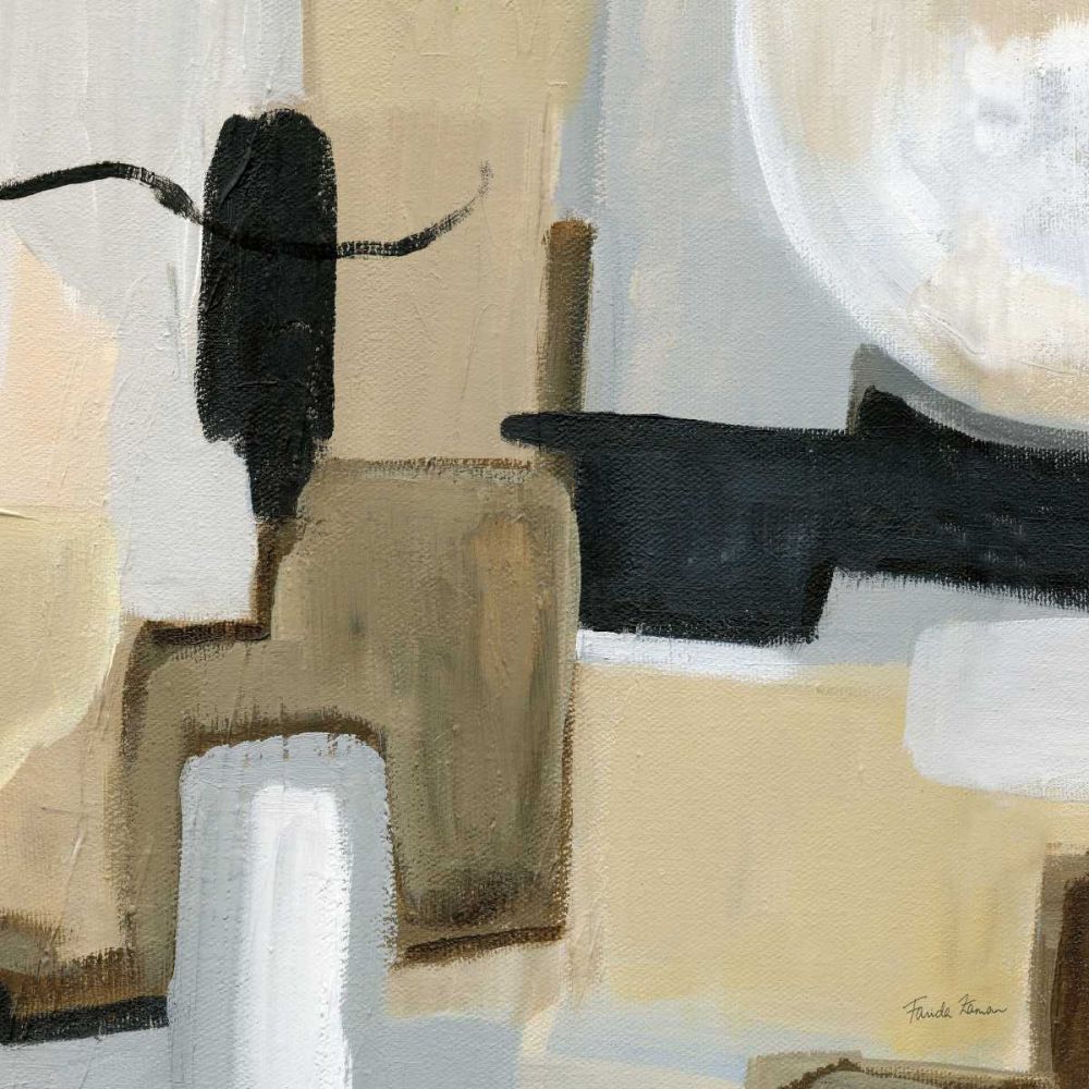 Earthy Abstract I art print by Farida Zaman for $57.95 CAD