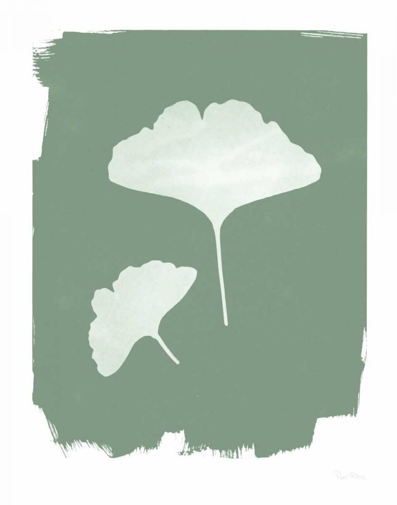 Nature by the Lake Gingko II Green art print by Piper Rhue for $57.95 CAD