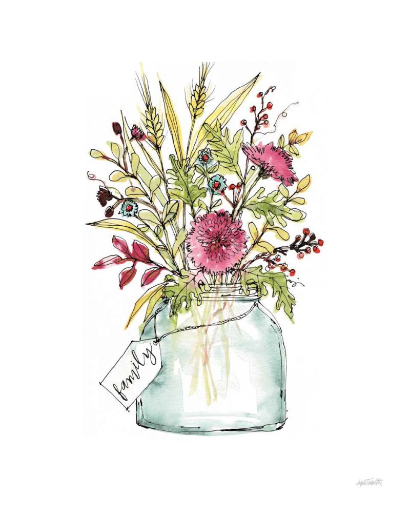 Festive Foliage III Summer art print by Anne Tavoletti for $57.95 CAD