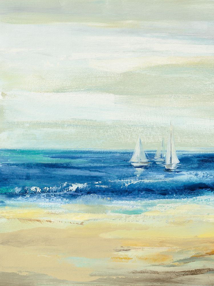 Sand and Sea II art print by Silvia Vassileva for $57.95 CAD