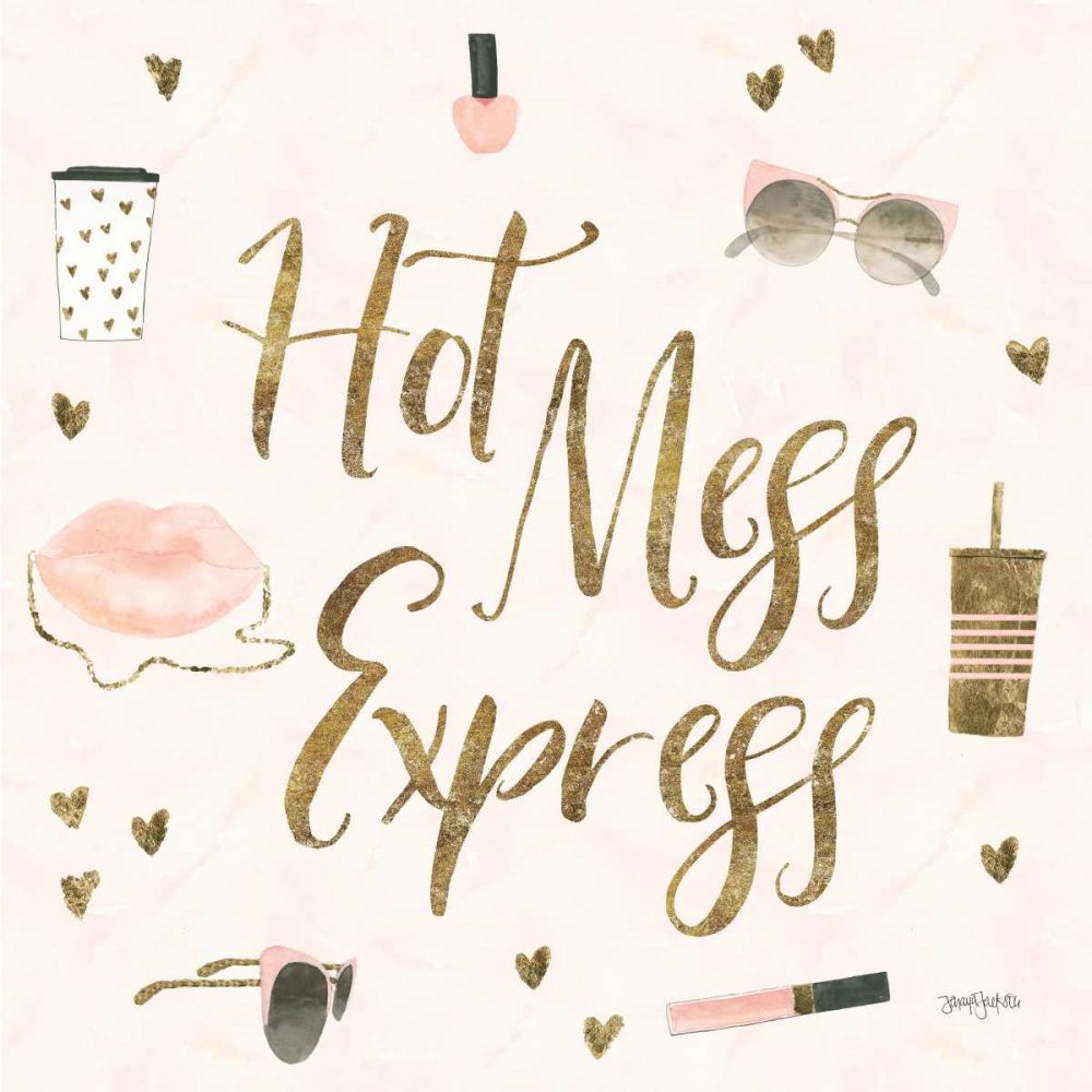 Boss Ladies VII Pink Hot Mess art print by Jenaya Jackson for $57.95 CAD