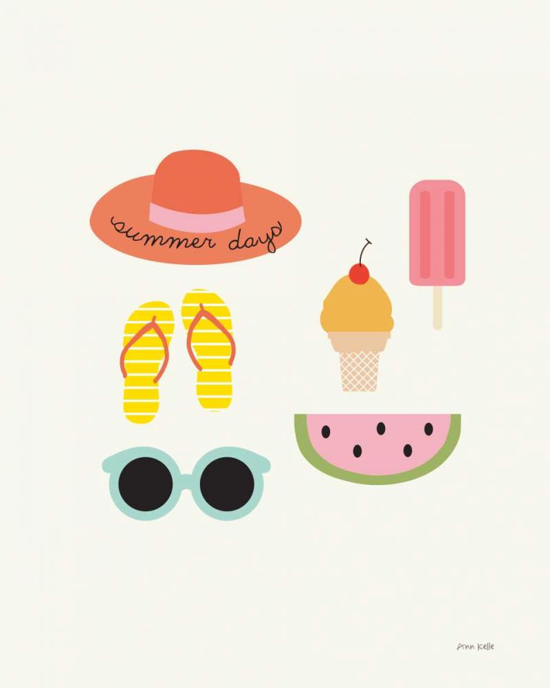 Summer Daze I art print by Ann Kelle for $57.95 CAD