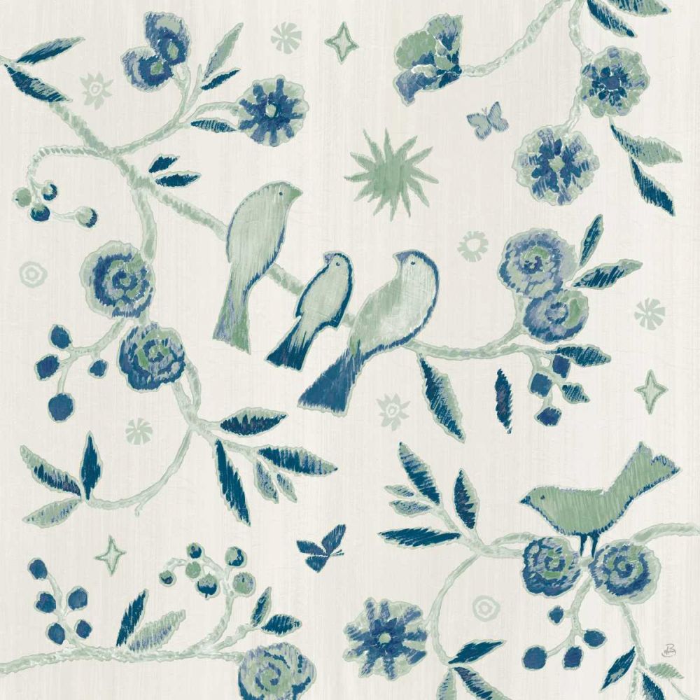 My Bohemian Life III Navy art print by Daphne Brissonnet for $57.95 CAD