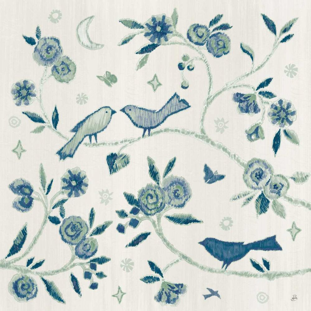My Bohemian Life IV Navy art print by Daphne Brissonnet for $57.95 CAD