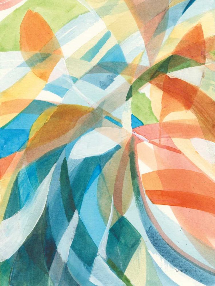 Colorful Abstract I art print by Danhui Nai for $57.95 CAD
