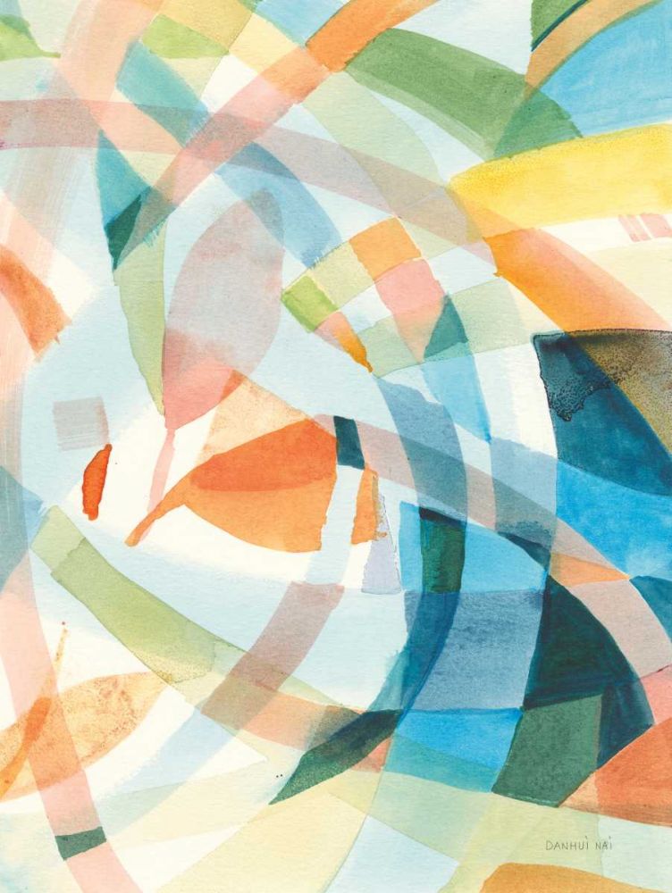 Colorful Abstract II art print by Danhui Nai for $57.95 CAD