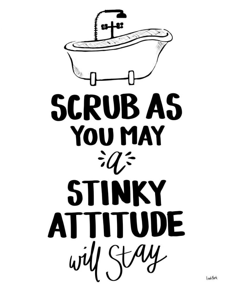 Bathroom Etiquette II art print by Leah York for $57.95 CAD