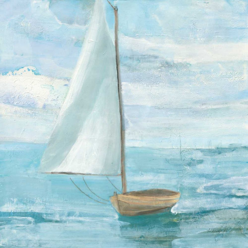 Silver Sail Bright art print by Albena Hristova for $57.95 CAD