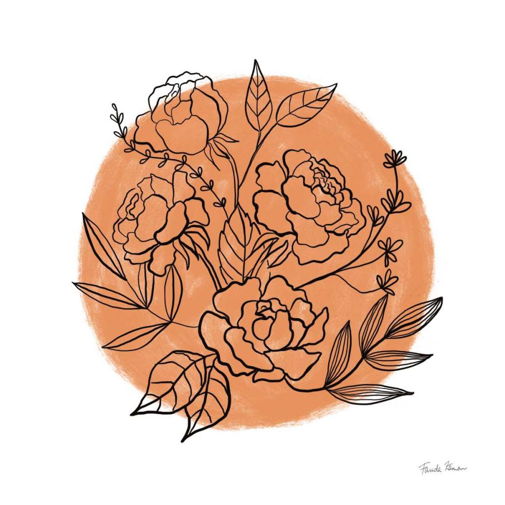 Black and White Botanical II art print by Farida Zaman for $57.95 CAD