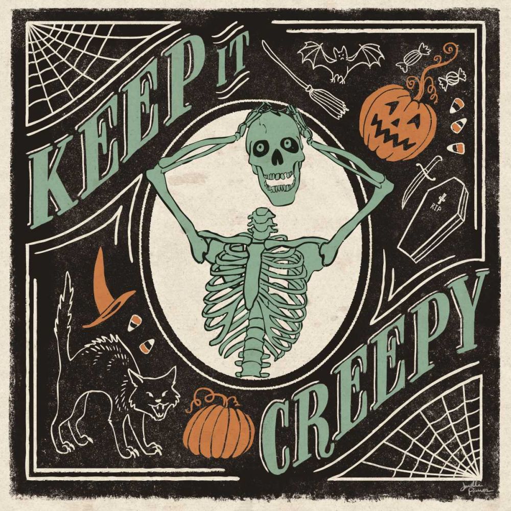 Scaredy Cats V art print by Janelle Penner for $57.95 CAD