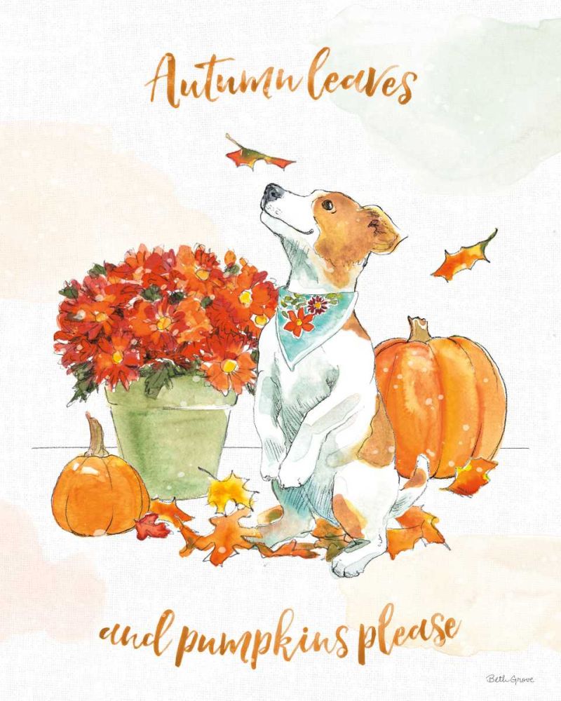 Harvest Dogs III art print by Beth Grove for $57.95 CAD