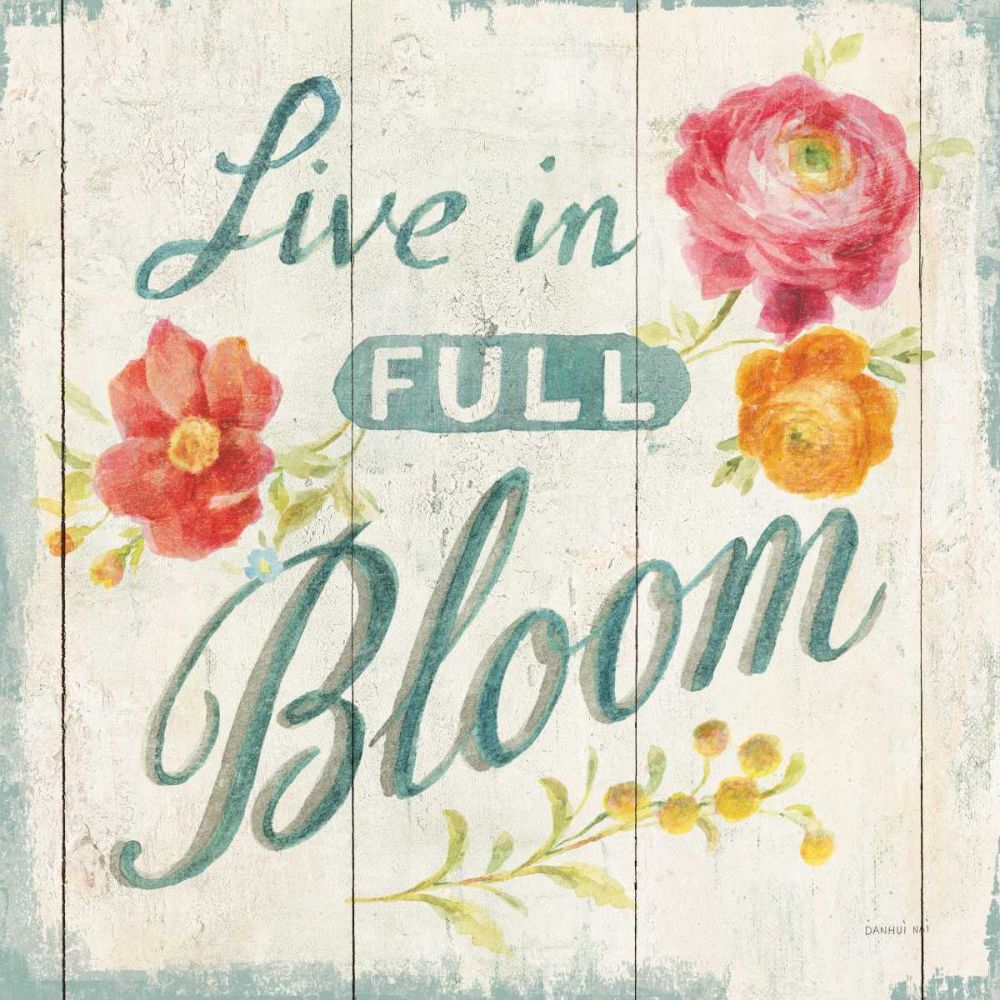Full Bloom X Floral art print by Danhui Nai for $57.95 CAD