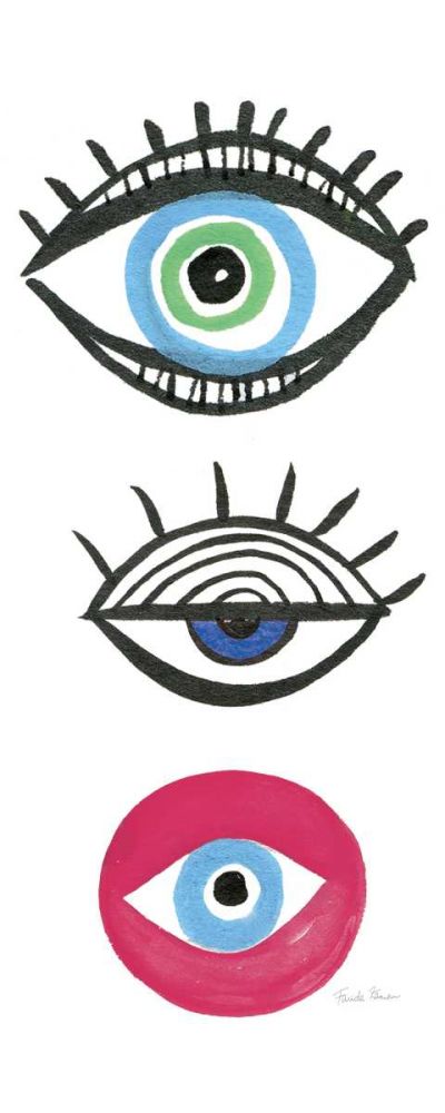 The Stare II Pink Crop art print by Farida Zaman for $57.95 CAD