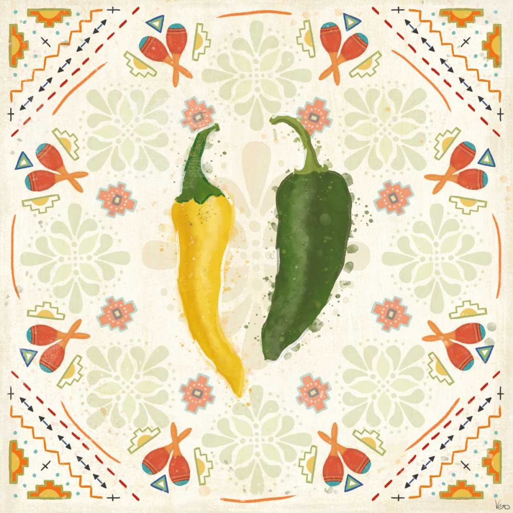 Tex Mex Fiesta III art print by Veronique Charron for $57.95 CAD