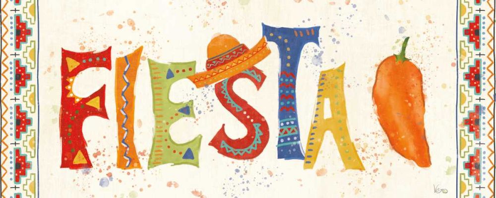 Tex Mex Fiesta VII art print by Veronique Charron for $57.95 CAD