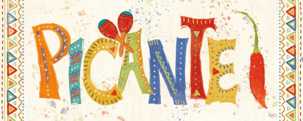 Tex Mex Fiesta VIII art print by Veronique Charron for $57.95 CAD