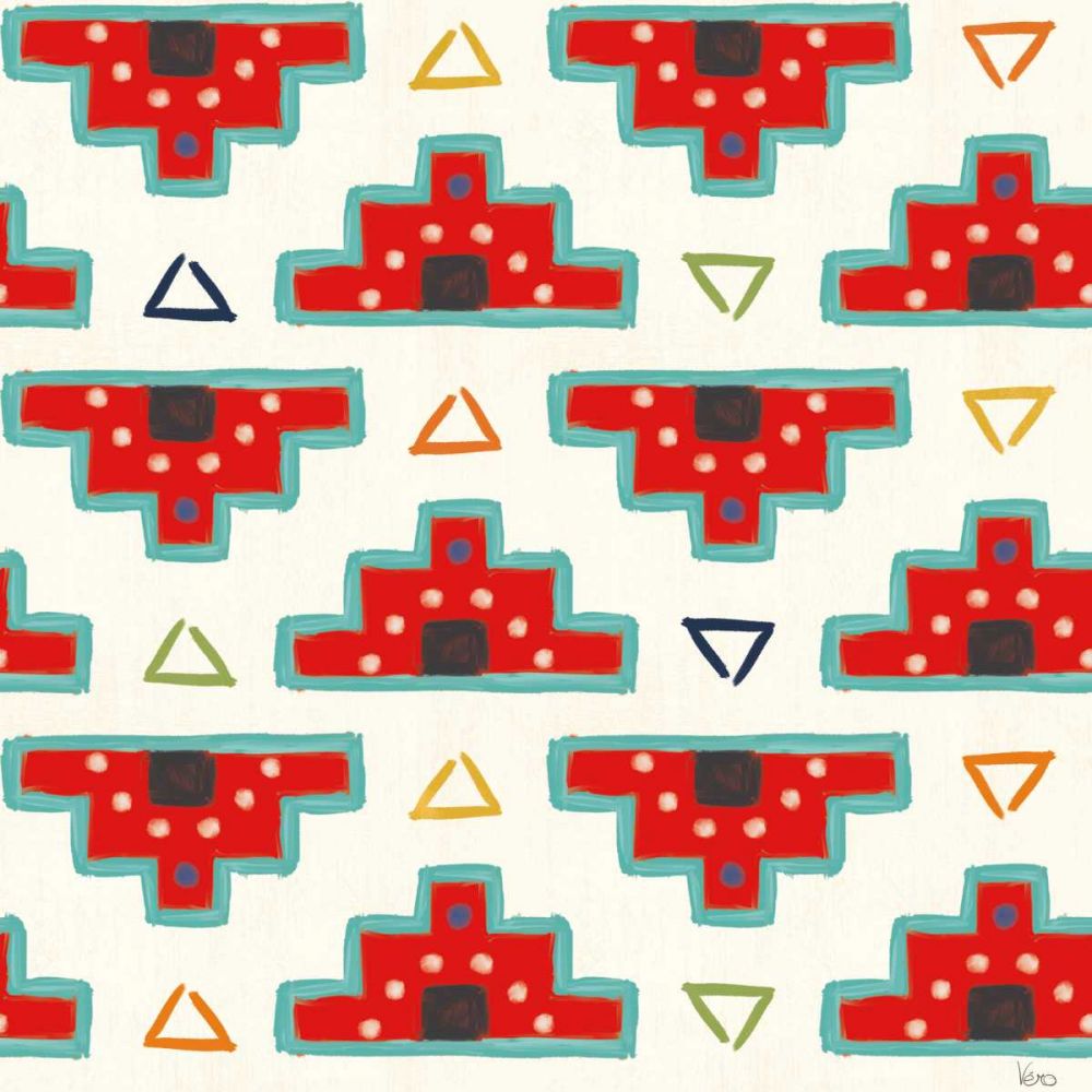 Tex Mex Fiesta Pattern III art print by Veronique Charron for $57.95 CAD
